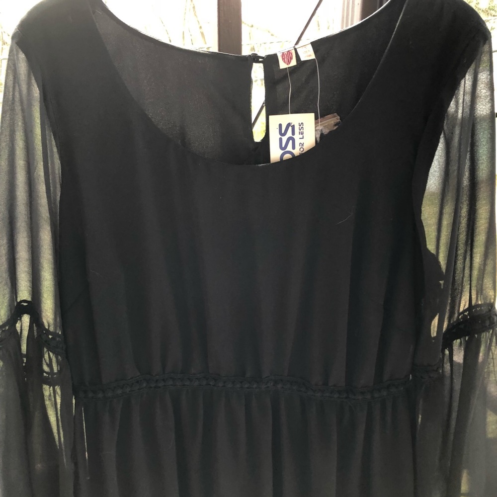 Sheer black dress